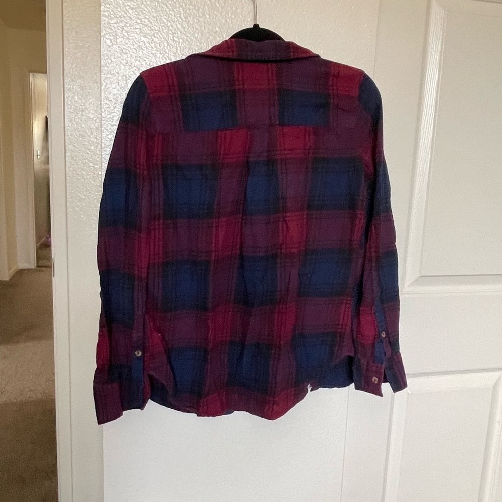 plaid top